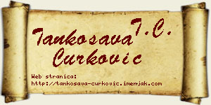 Tankosava Ćurković vizit kartica
